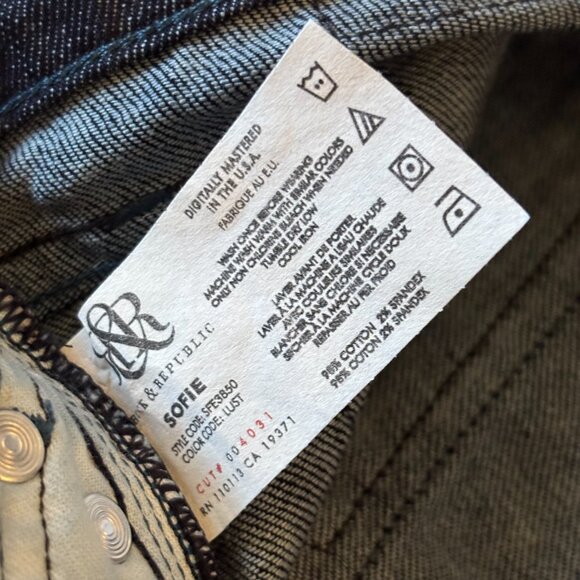 NWT Rock & Republic Sofie Jeans in Lust Blue - Women's Size 29 x 32 Petite - Picture 12 of 15